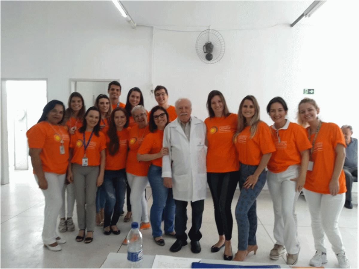 A Equipe de Dermatologia da FM Santos participou da Campanha Nacional.